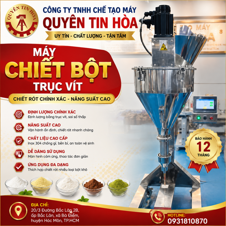 máy chiết trục vít chuyên nghiệp giá rẻ