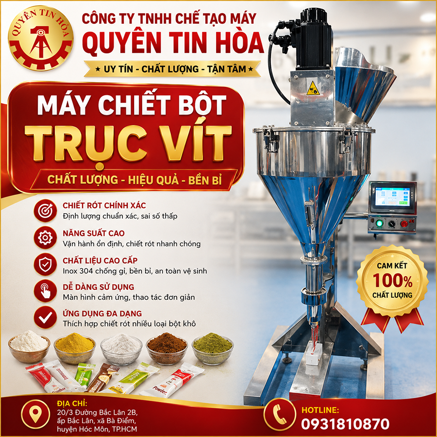 Máy chiết trục vít chuyên nghiệp giá rẻ. Máy chiết trục vít chuyên nghiệp giá rẻ.