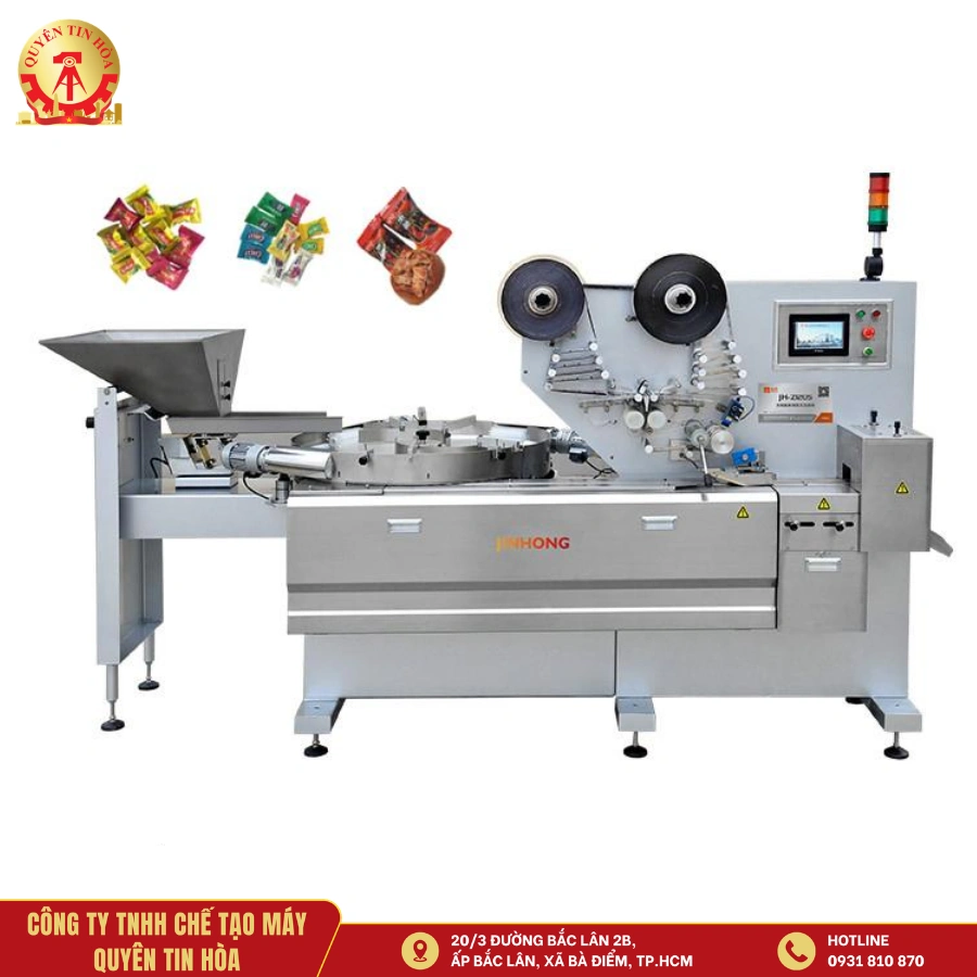 Máy đóng gói kẹo Quyên Tin Hòa