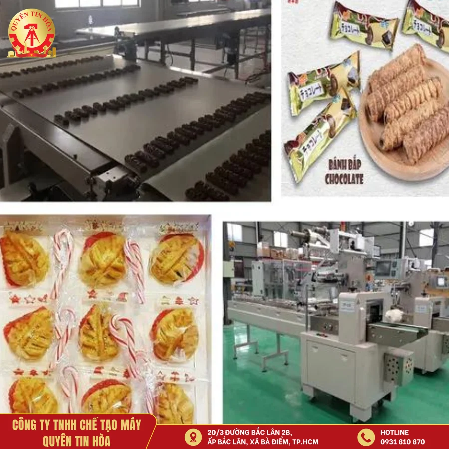 Máy đóng gói bánh kẹo giá rẻ tại Quyên Tin Hòa