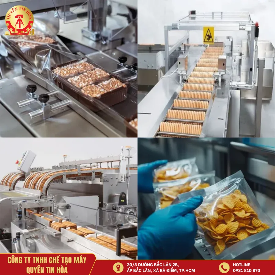 Quy trình hoạt động của máy đóng gói bánh kẹo